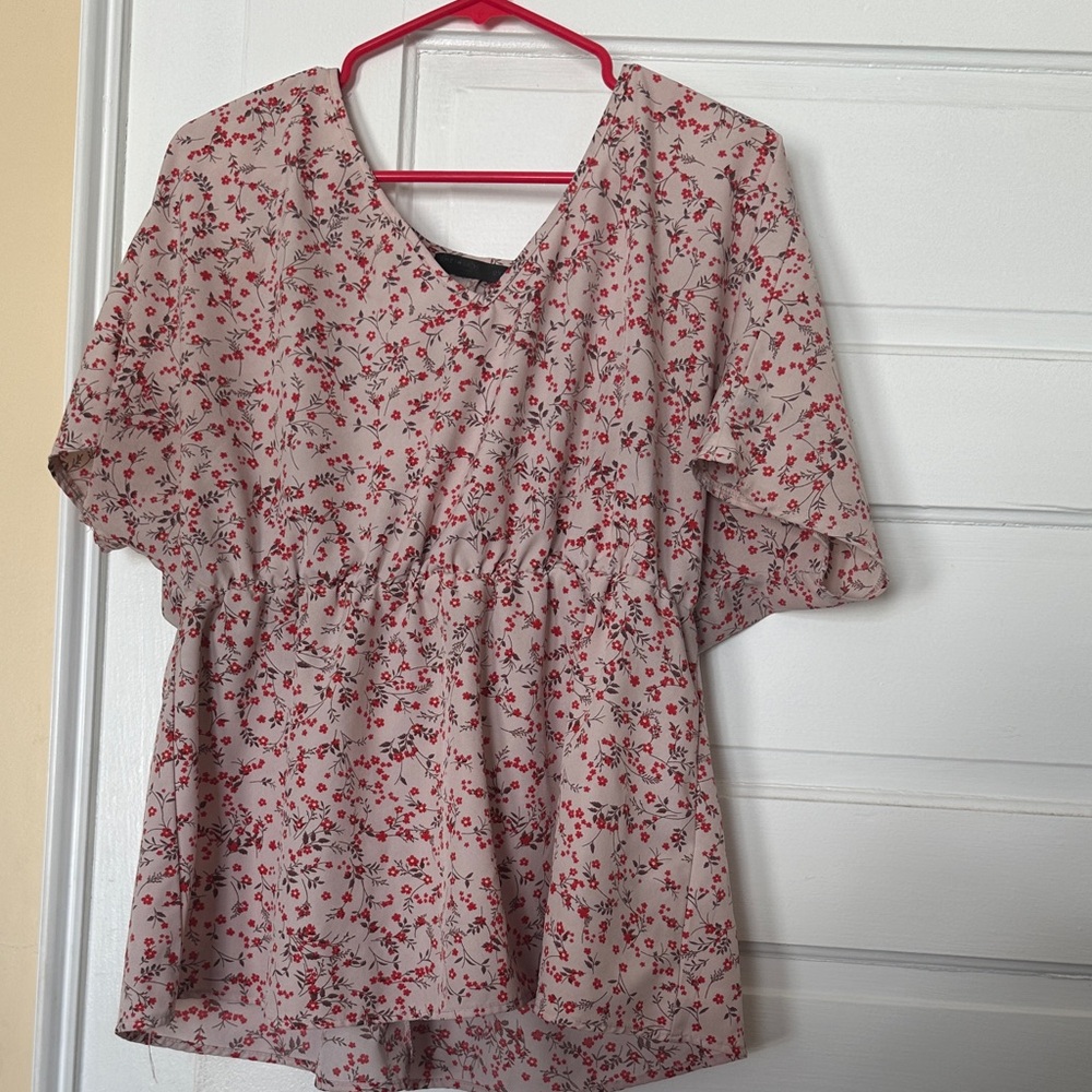 Floral light pink Women's Top